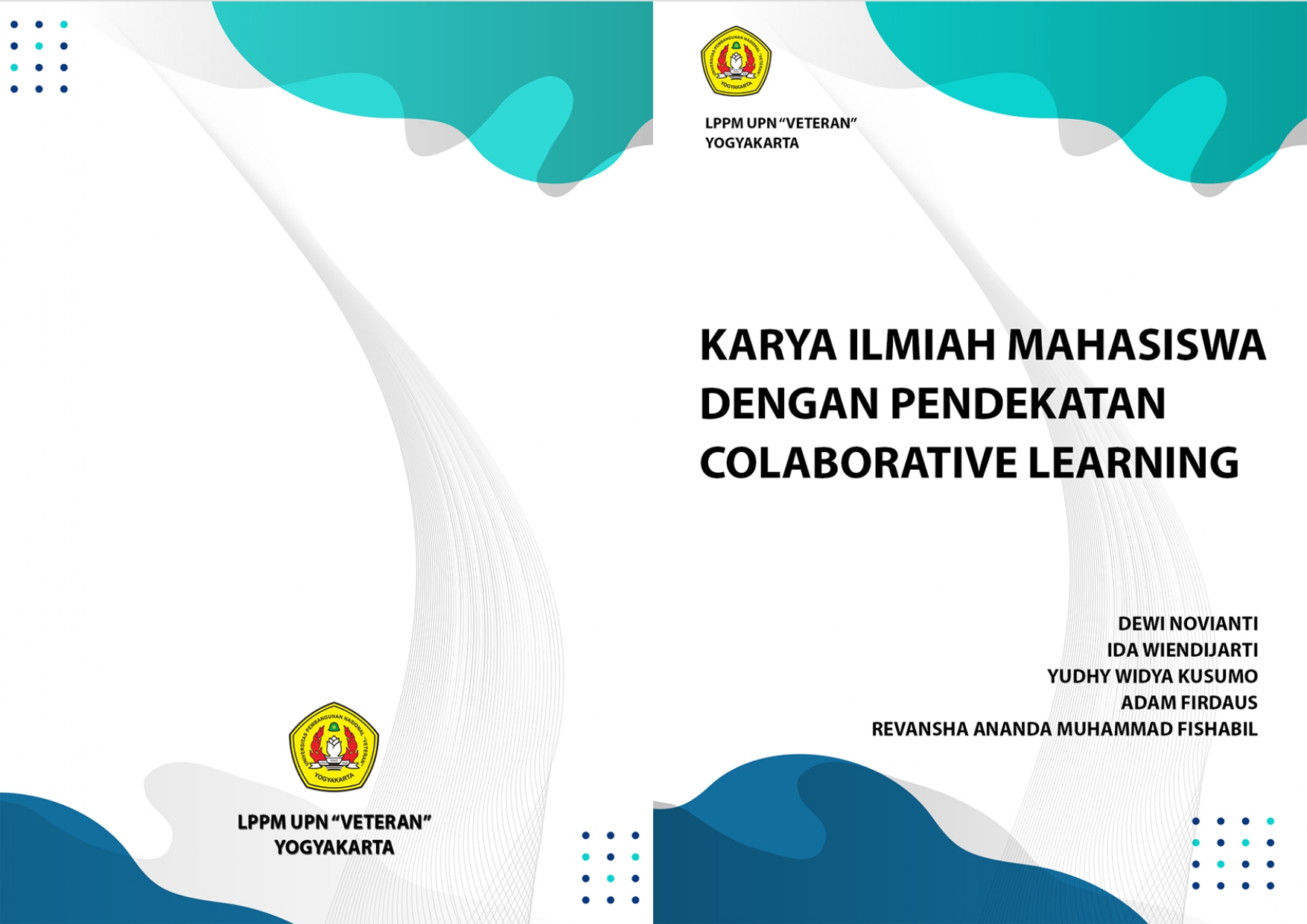 Cover Buku Karya Ilmiah Mahasiswa Dengan Pendekatan Collaborative Learning